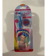 Jojo Siwa 3-Piece Toothbrush Set, Cap &amp; Rinsing Cup for Kids NEW. IB#3049 - $12.28