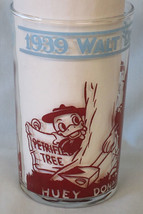 Walt Disney All Star Parade Dairy Glass 4 3/4" tall Donald & KIds - $15.73