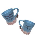 The Wizard of Oz Ding Dong the Witch is Dead Mug Sculpted 3D Ruby Slippe... - $313.52 MXN