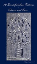 Lace Knitting Pattern/Flower Knitting Pattern/Tree Lace/ Mesh pattern/Lace Chart - £3.19 GBP