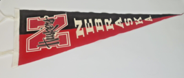 Nebraska CORNHUSKERS Huskers Felt Pennant 30&quot; VTG Pacific Collegiate RED... - $29.35