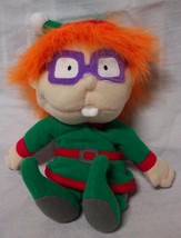 Rugrats Christmas Elf Chuckie 8&quot; Bean Bag Stuffed Animal Toy - £12.27 GBP