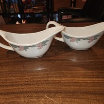 Vintage Railroad Syracuse China Gravy Boat lot of 2, 1 for each end of t... - $19.60