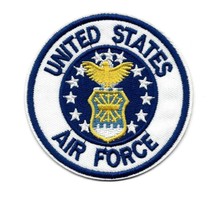 US AIR FORCE IRON ON PATCH 3&quot; Embroidered Applique United States Militar... - $4.57 CAD