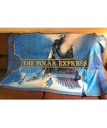 The Polar Express Train Scene Rare 40&quot; x 58&quot; Cloth Display Throw Table C... - $794.55 MXN