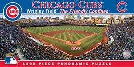 MasterPieces MLB Chicago Cubs Stadium Panoramic Jigsaw Puzzle, Wrigley Field, Th - £17.60 GBP