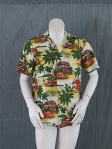 Retro Hawaiian Shirt - RJC - Surfboards and VW Beetles - Men&#39;s Medium  - £39.16 GBP