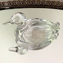 Princess House Lead Crystal Duck West Germany Paperweight Figurine 4” - $9.41