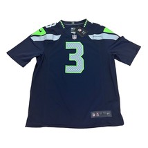 Seattle Seahawks Russell Wilson #3 Nike NFL Blue Home Jersey Men&#39;s Large NWT - £47.17 GBP