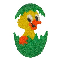 Easter Spring Duck In Green Egg Hatching Popcorn Art Decoration - $23.74