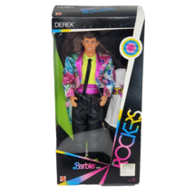 Vintage 1985 Barbie And The Rockers Derek Doll Mattel # 2428 Open Original Box - £89.41 GBP