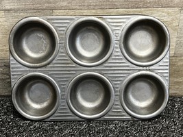 Bakers Advantage Roshco Steel Non-Stick Mighty Muffin Pan Professional - Vintage - £10.85 GBP