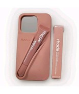 Rhode Lip Case And Lip Tint iPhone 15 Pro Max &quot;Toast&quot; New By Hailey Beiber  - $345.49 MXN