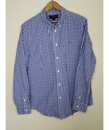 Ralph Lauren Boys Long sleeve button Down Shirt Size XL (18-20) Checkere... - $27.42 CAD