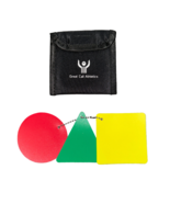 Great Call Field Hockey Penalty Cards Shapes Set w/ Case Red Yellow Gree... - £7.85 GBP