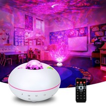 Star Projector Night Light, Galaxy Projector with Bluetooth Music Speaker - £27.20 GBP