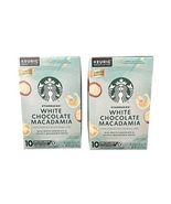 Starbucks Limited Edition WHITE CHOCOLATE MACADAMIA  K-Cup 10 ct  BB 12/... - $39.59