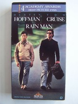 Rain Man VHS Tom Cruise Dustin Hoffman Academy Award Winner - £3.83 GBP