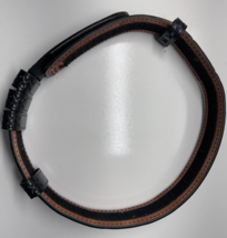 Safariland 94 Black Basketweave Buckleless Leather Duty Belt - £23.67 GBP