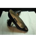 NWOB Bally Chocolate Brown Croc Stamped Leather 2&#39;&#39; Stacked Heel Size 5 - $1,434.69 MXN