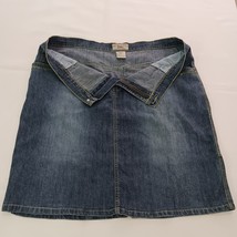 Defuze USA Brand Women's Blue Denim Front Zipper Skirt Stretch Size 22 Waist 42" image 12