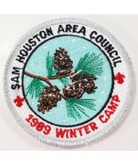 Vintage 1989 Sam Houston Winter Camp Silver Boy Scouts America BSA Camp ... - $192.21 MXN