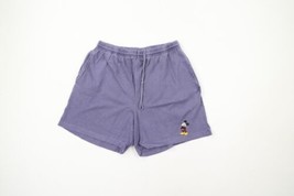 Vtg 90s Disney Mens XL Faded Above Knee Mickey Mouse Cotton Shorts Purple USA - £46.68 GBP