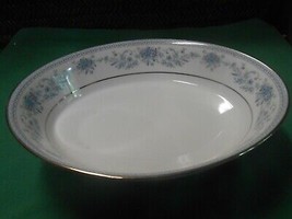 Beautiful China-Contemporary by NORITAKE &quot;Blue Hill&quot;...VEGGIE BOWL   9.75&quot;x7&quot;x3&quot; - $32.26