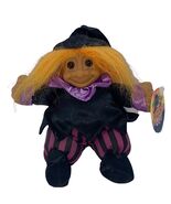 Russ Berrie Halloween Witch Troll NWT Purple/Black Vintage Toy - €16,36 EUR