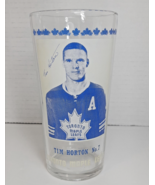 1967 Tim Horton No. 7 Toronto Maple Leafs York Peanut Butter Drinking Glass RARE - $163.61