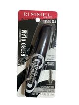 Rimmel London Scandaleyes Retro Glam Mascara, 003 Extreme Black 0.4oz (F13) - $17.81