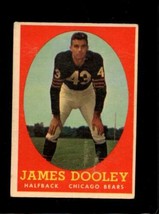 1958 Topps #8 Jim Dooley Vg Bears *SBA5203 - £1.56 GBP