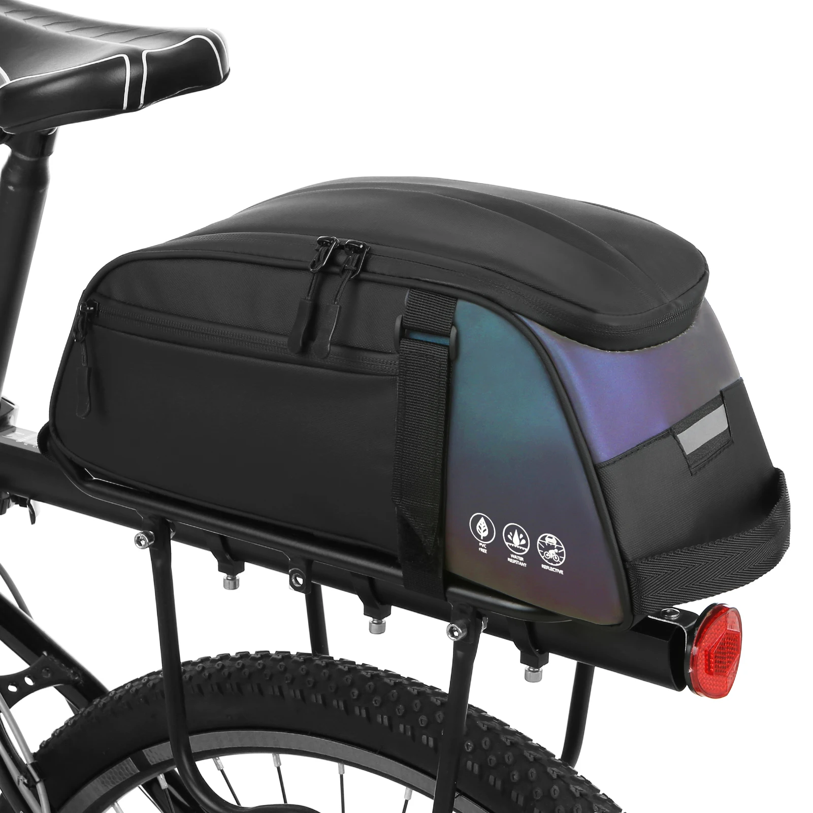 Sporting New Waterproof Bike Rear Rack Bag Bicycle Carrier Cycling Rear Rack Sho - £32.59 GBP