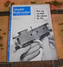 Magazine: Model Railroader July 1953, Build this Caboose; Vintage Model ... - $7.16