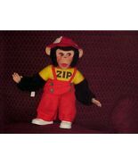 15" Vintage Zippy Monkey Plush Toy With Outfit and Squeaker By Rushton C... - $346.49