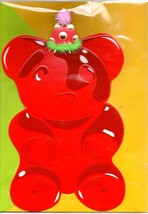 C.R Gibson blank Greeting Cards Red Gummie bear new in Pkg - £1.74 GBP