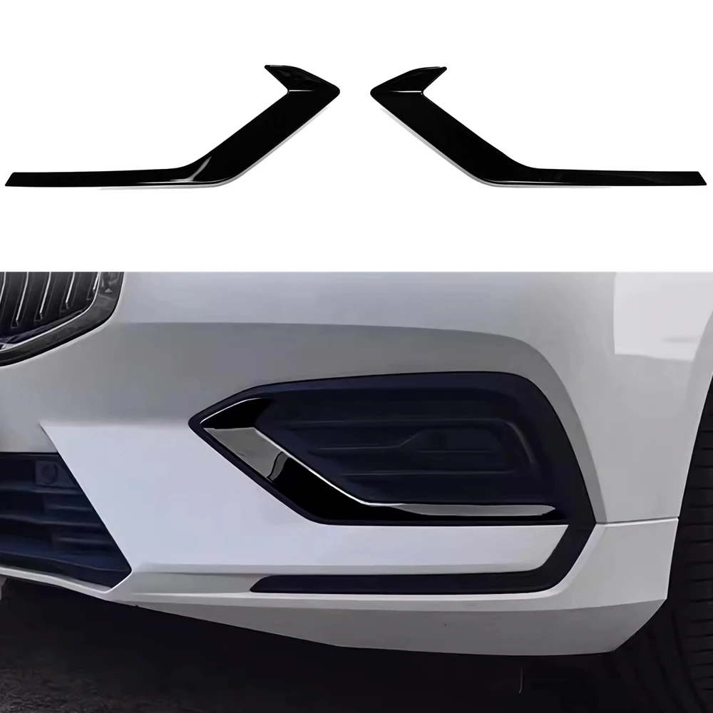 1 Set Front Decoration Stickers For Volvo V60 2018-2024 S60 2020-2024 Black - £73.44 GBP