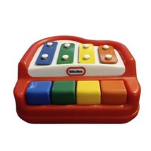 Little Tikes Red Tap A Tune Piano Xylophone Toddler Musical Vintage Toy EUC READ - £7.56 GBP