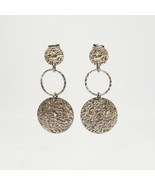 925 Silver Plated Dangle Pierced Earrings - $14.95