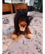 NOS The Lion King Scar Lion Bean Bag Beanie Plush Stuffed Toy Disney Store - $31.77 CAD