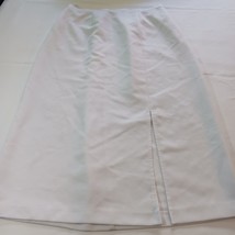 Elastic Waist Back Zipper Women&#39;s White Skirt Plus Size 18W Measured Wai... - €4,14 EUR