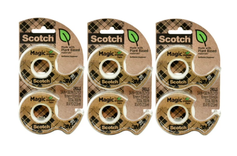 Scotch Magic Greener Tape 3/4 in x 550 in, 2 Dispensers - 3 Pack - $18.23