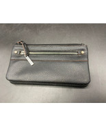 Dana Buchman Wristlet Women Purse Wallet black Pre Owned - $16.69 CAD