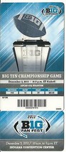 2011 Big 10 Championship Full Ticket Michigan State Wisconsin - £191.74 GBP