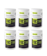 Pack of 6 Clear Glass TDC Tab Glassware Detergent 100 Count Tablets Unsc... - €107,63 EUR