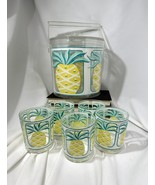 Robbie Capp Plastic Acrylic Tumbler Glasses 5 -  Pineapple - Ice Bucket ... - €39,79 EUR