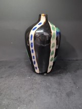 Marked Modernist Porcelain Vase, Chinese Inspired Jug, Artisanal Vase Ho... - $19.80