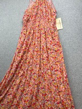 Women Summer Maxi Dress Size XXL Rewind Y-Neck Strappy Back Flowy Feminine Boho - £27.50 GBP