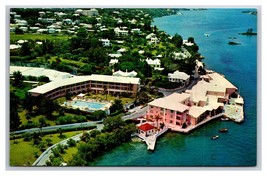 Inverurie Hotel Aerial View Hamilton Bermuda UNP Chrome Postcard S27 - $1.98