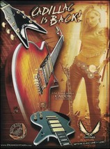 The Dean Cadillac USA Time Capsule Series Caddy guitar ad 2003 advertise... - £3.38 GBP